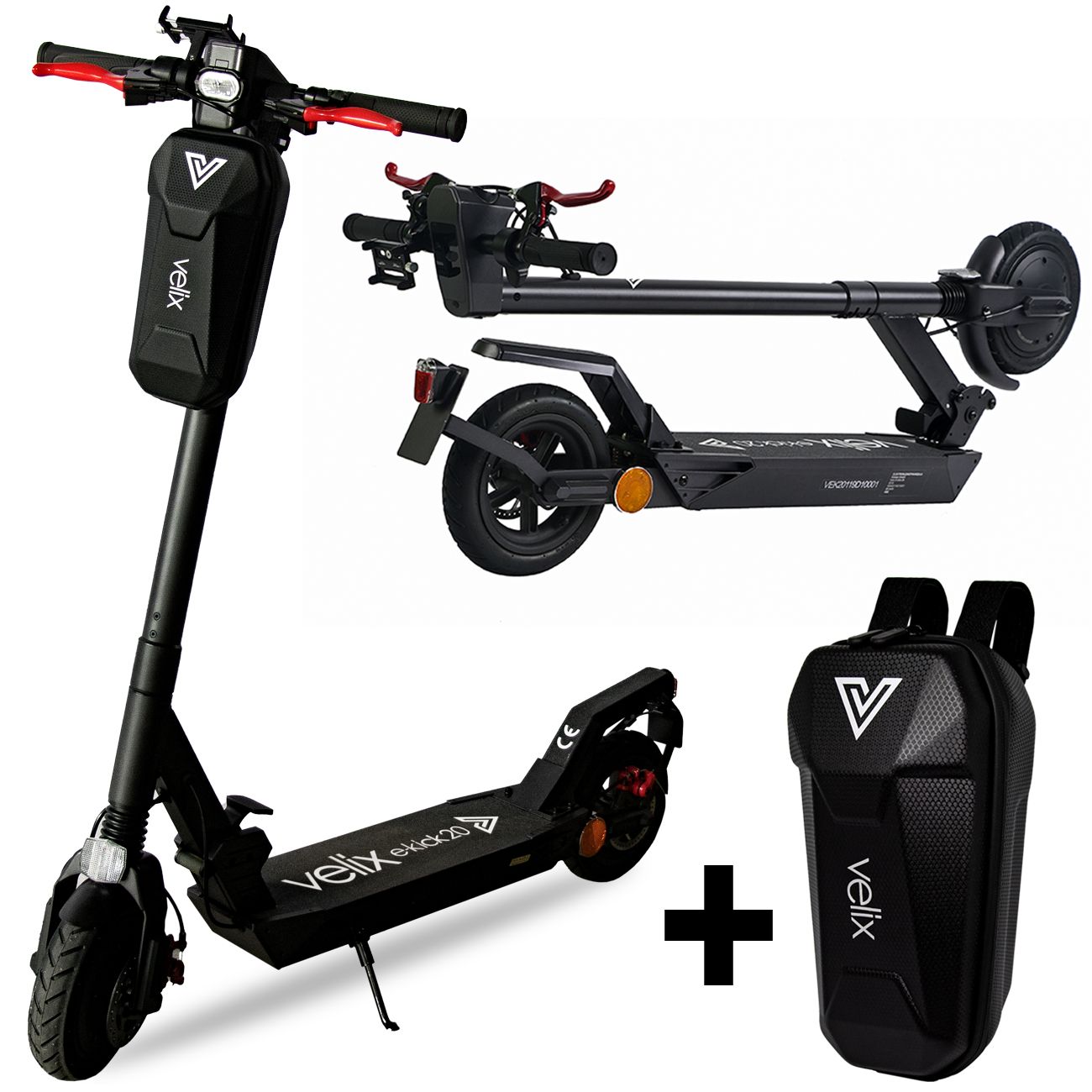 E-Scooter Velix mit Tasche 20kmh 30-40 km E-Scooter Velix mit Tasche 20kmh 30-40 km