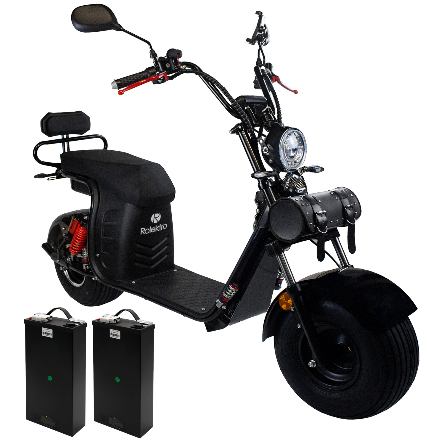 E-Cruiser 45 Lithium-2, Schwarz, 2x 60 V / 20 Ah Akkus, 1500 Watt Produktbild